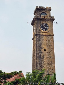 dutch clock tower at Galle Fort