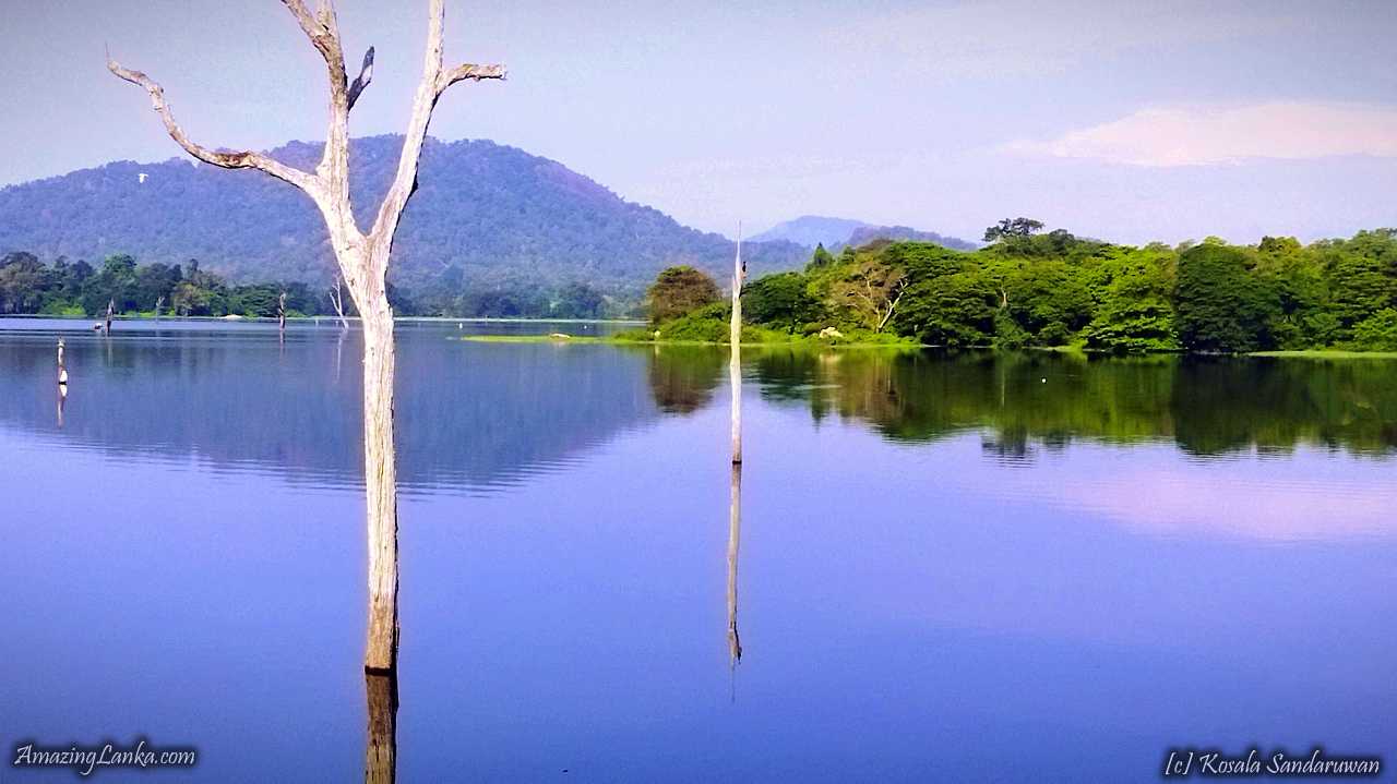 Ethimale Wewa Reservoir in Monaragala District